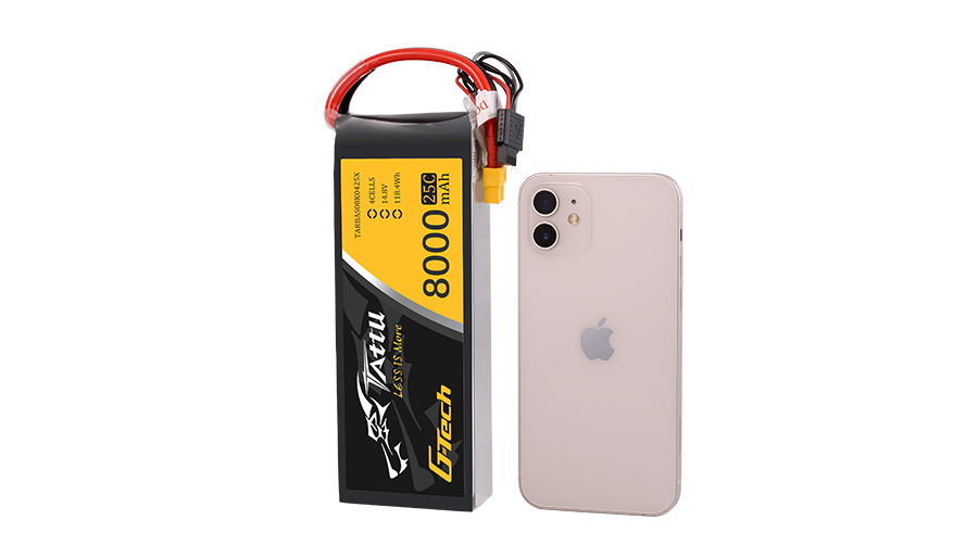 TATTU 8000mAh 25C 14.8V 4S