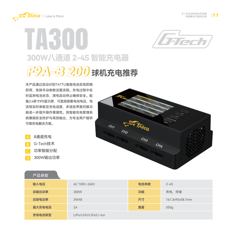 TA300球機智能充電器
