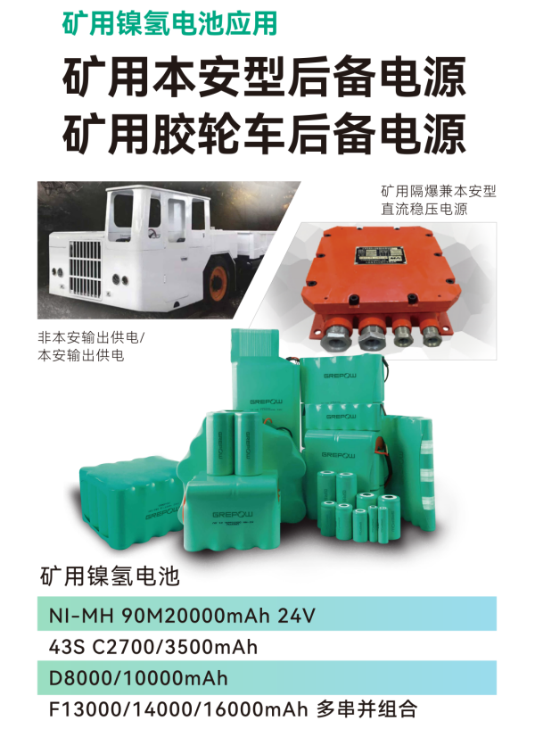 礦用本安型-膠輪車后備電源